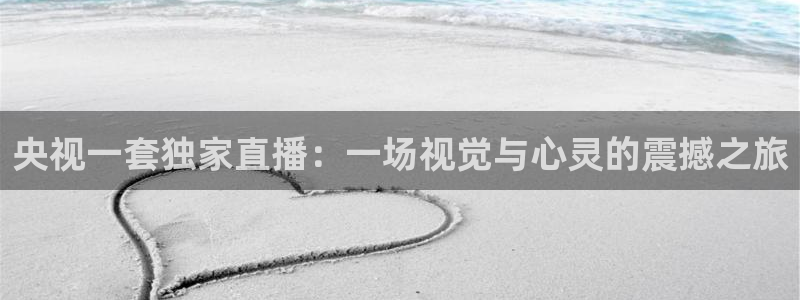 熊猫体育足球直播app：央视一套独家直播：一场视觉与心灵的震撼之旅